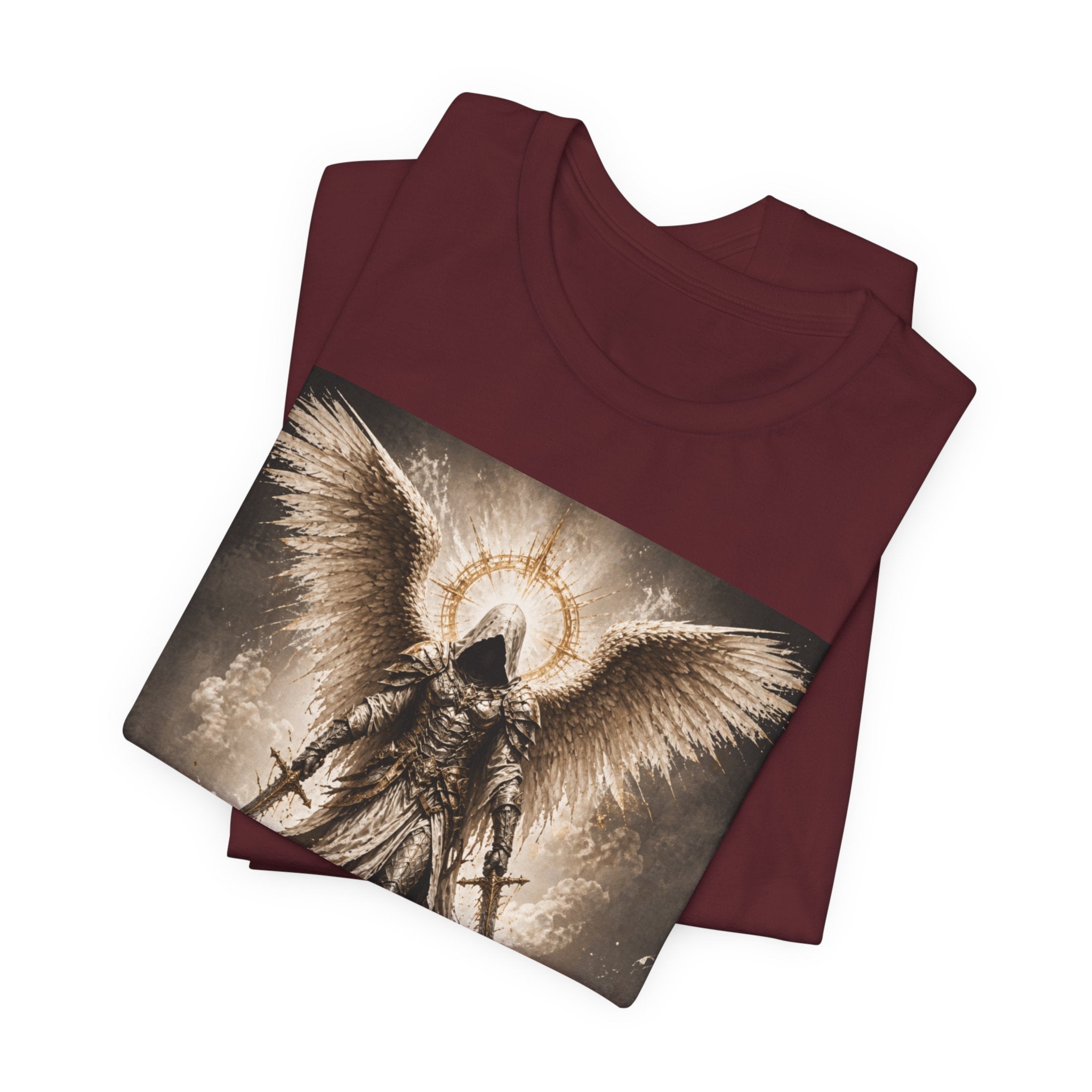 Angel Warrior T-Shirt — Gothic Archangel Graphic Tee