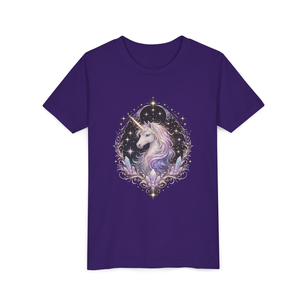 Youth Unicorn Tee — Magical Sparkle Design for Kids
