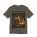 Strength & Freedom T-Shirt — Jesus with Tablets & Eagle, Revelation 20 Christian Tee
