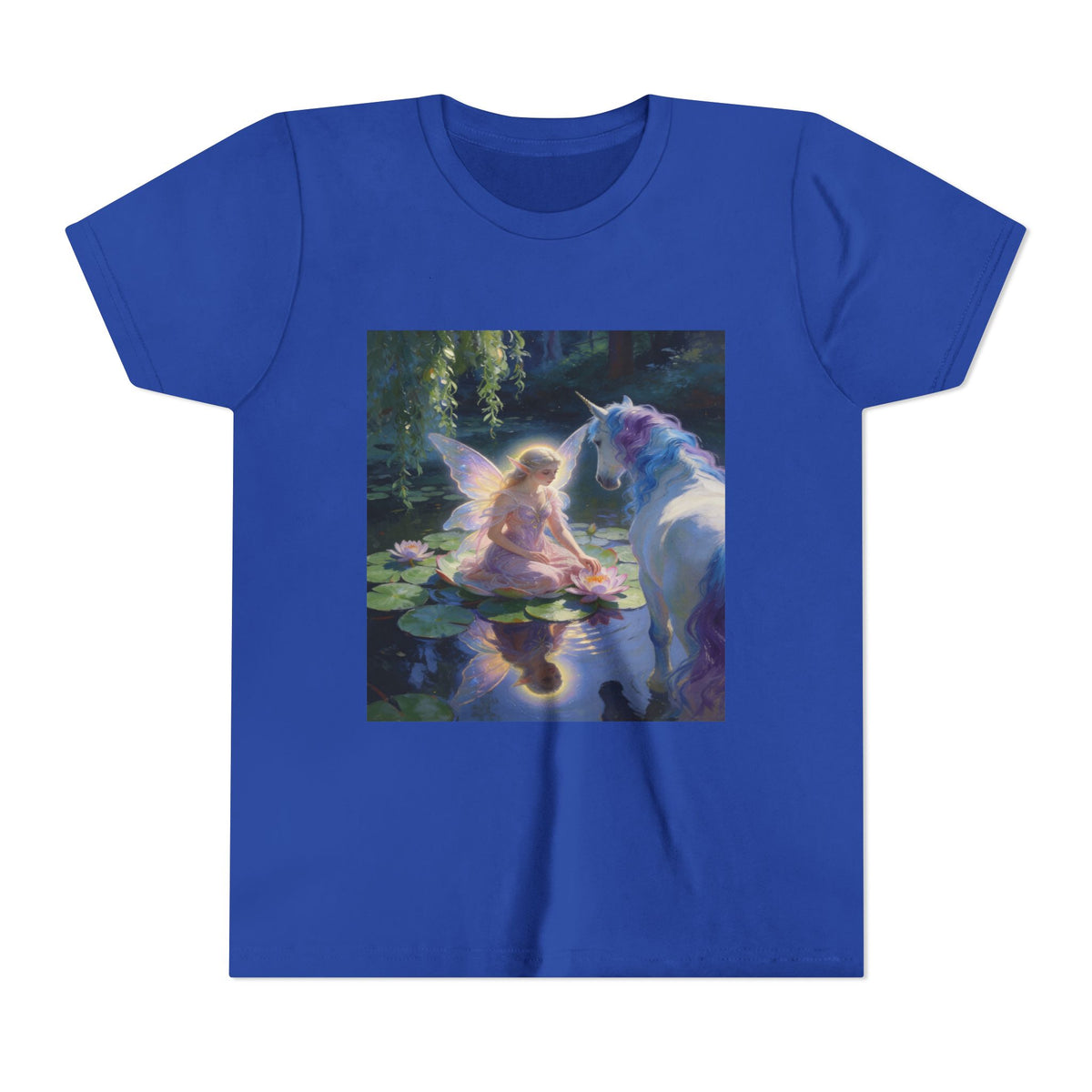 Youth Tee — Fairy and Unicorn Magic Print