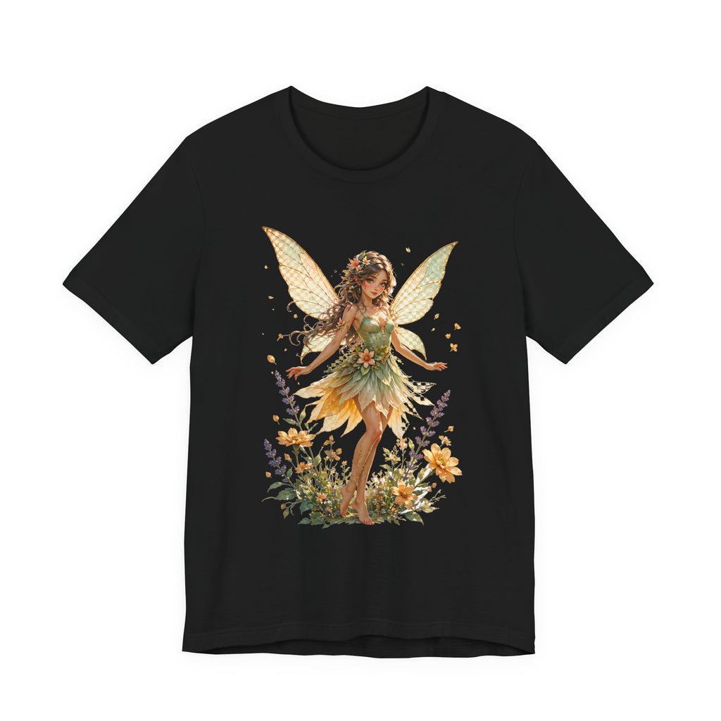 Fairy Garden T-Shirt — Vintage Floral Fairy Illustration Tee