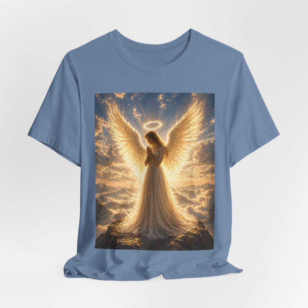 Angle praying Unisex Jersey Short Sleeve Tee