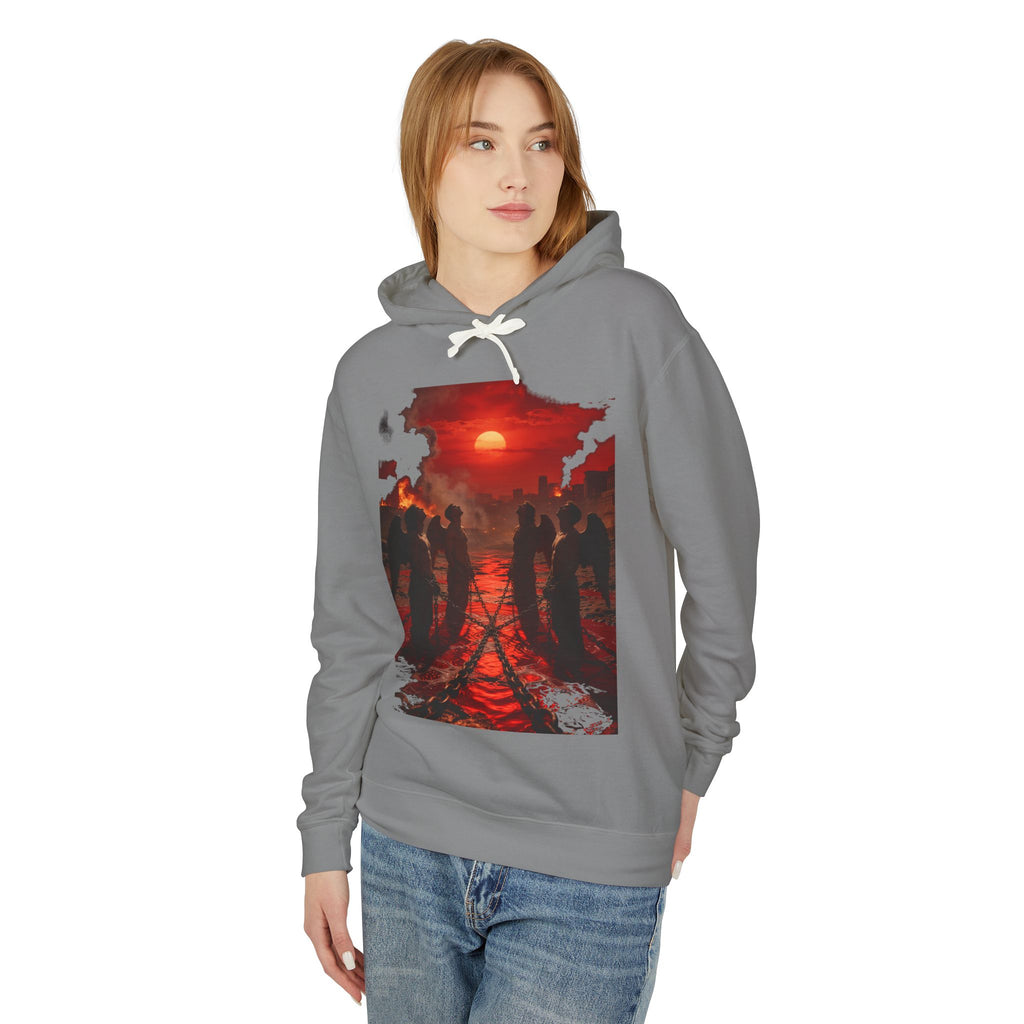 RevelRevelation 9 reveals four fallen angels bound in the Euphrates Riveration 9 reveals four fallen angels bound in the Euphrates RiverHoodie