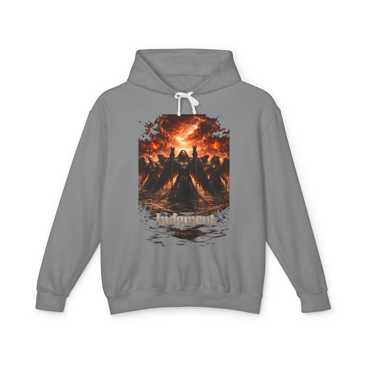 Judgment Hoodie — Apocalyptic Angel Graphic Hoodie