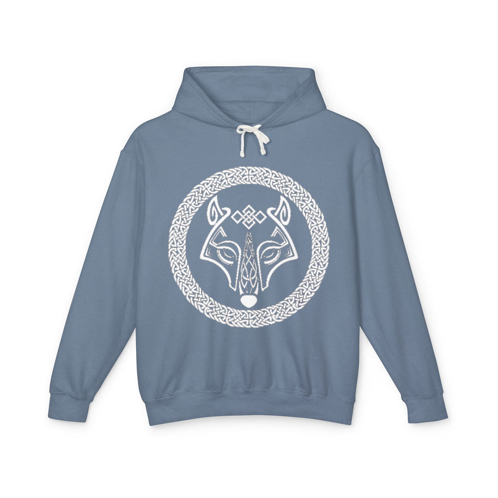 The Wolf – A Symbol of Power, Destruction, and Loyalty-Viking Wolf Hoodie — Norse Knotwork Wolf Head Pullover