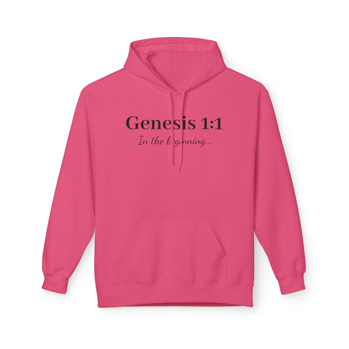 Genesis 1:1 Hoodie — "In the Beginning" Scripture Pullover