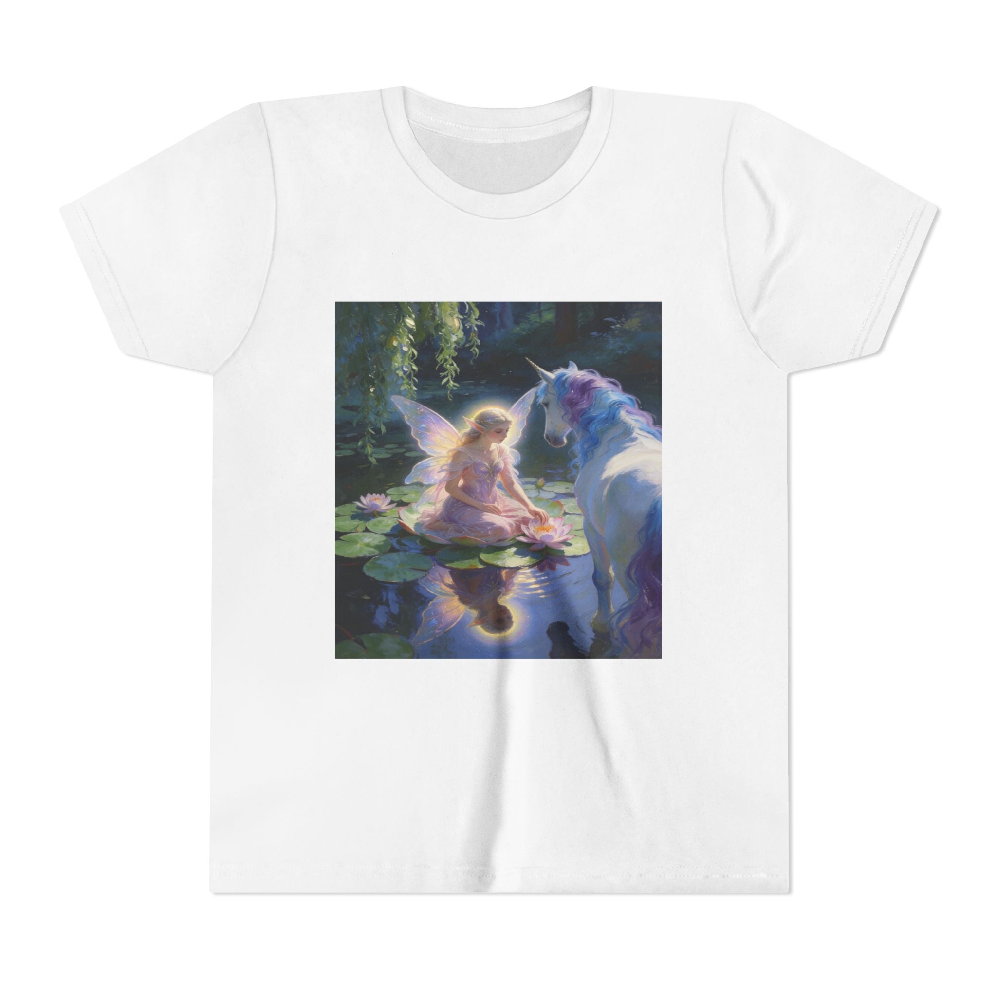 Youth Tee — Fairy and Unicorn Magic Print