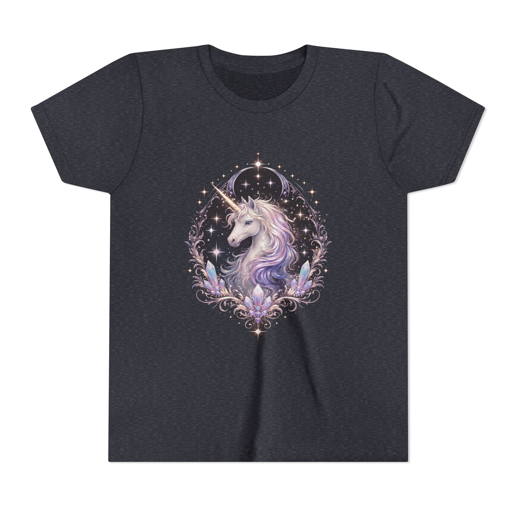 Youth Unicorn Tee — Magical Sparkle Design for Kids