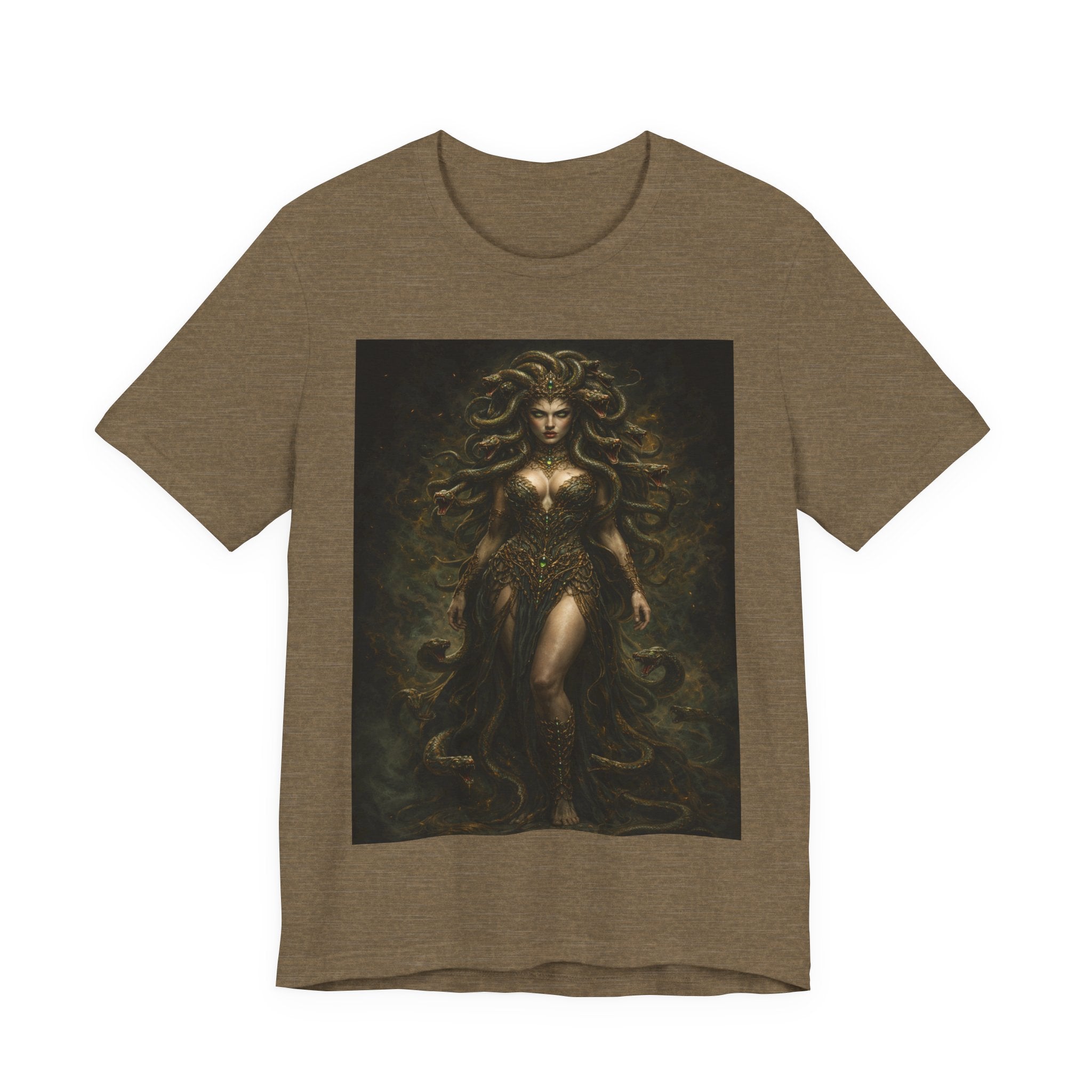 Medusa Goddess T‑Shirt — Mythic Dark Art Graphic Tee