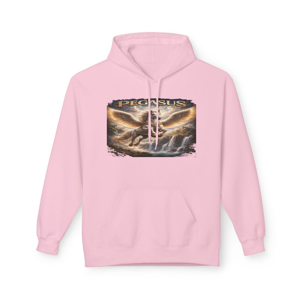 Pegasus Mythical Horse Hoodie — Vintage Winged Steed Graphic Sweatshirt