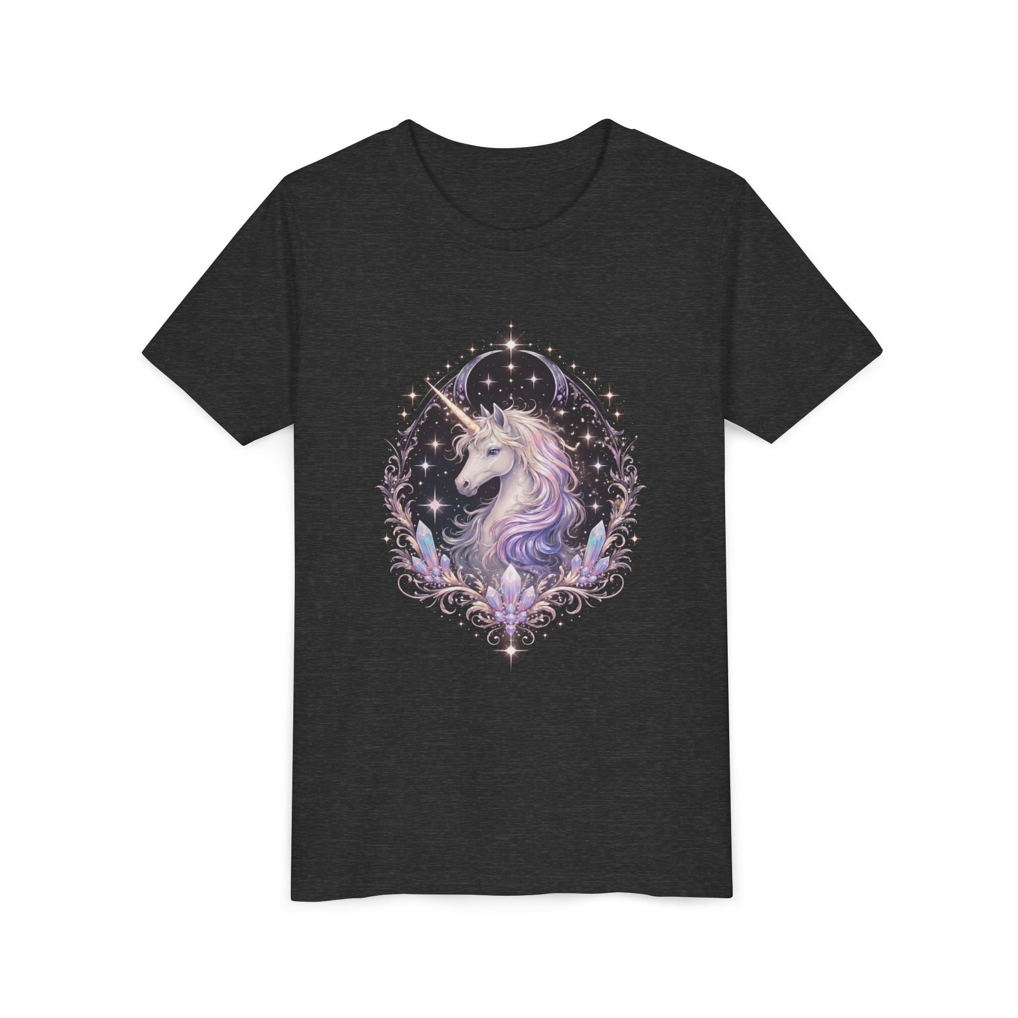 Youth Unicorn Tee — Magical Sparkle Design for Kids