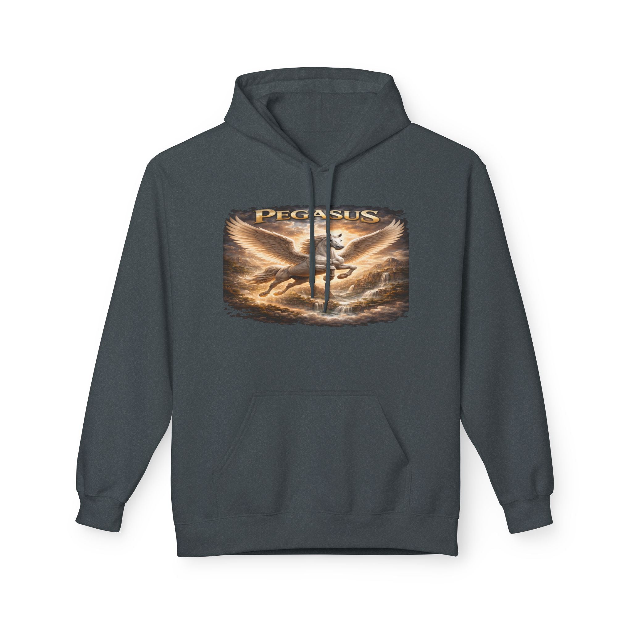 Pegasus Mythic Hoodie — Vintage Flying Horse Graphic
