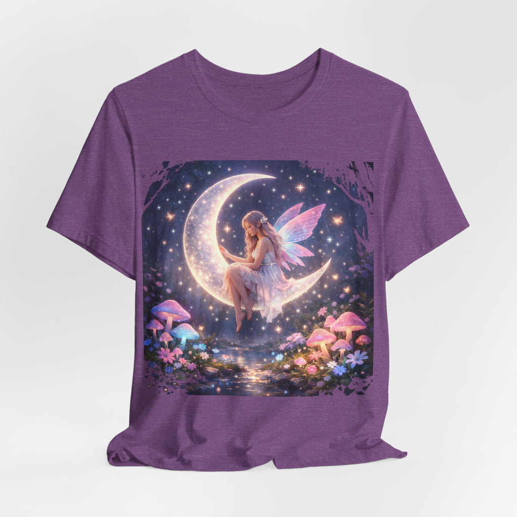 Fairy on the Moon T-Shirt — Magical Night Garden Fairy Tee