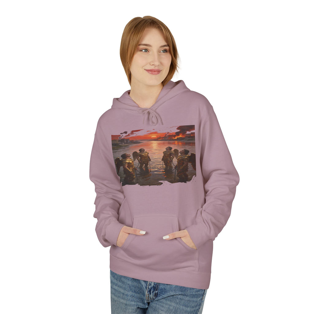 Revelation 9 reveals four fallen angels bound in the Euphrates River- Hoodie — Graphic