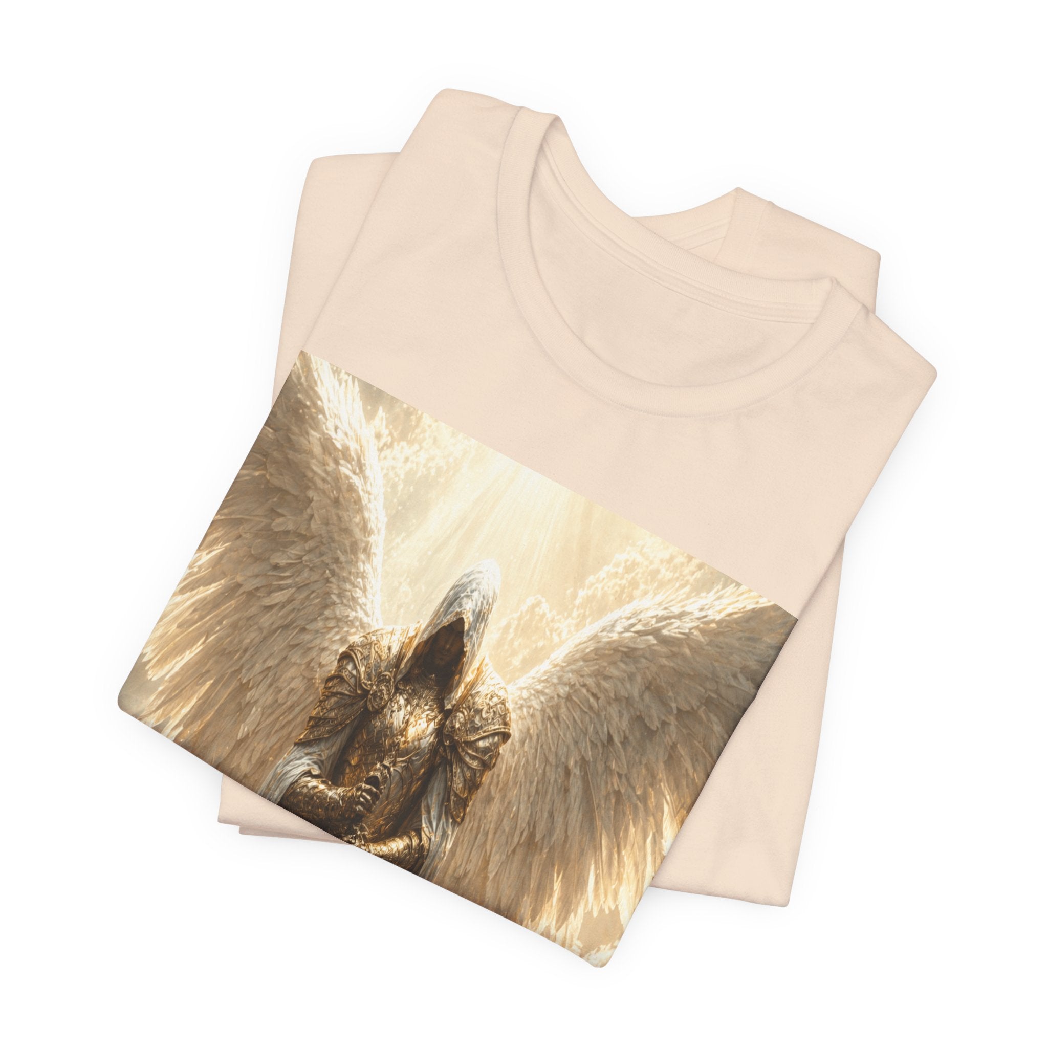 Guardian Angel Graphic Tee — Golden Archangel Design