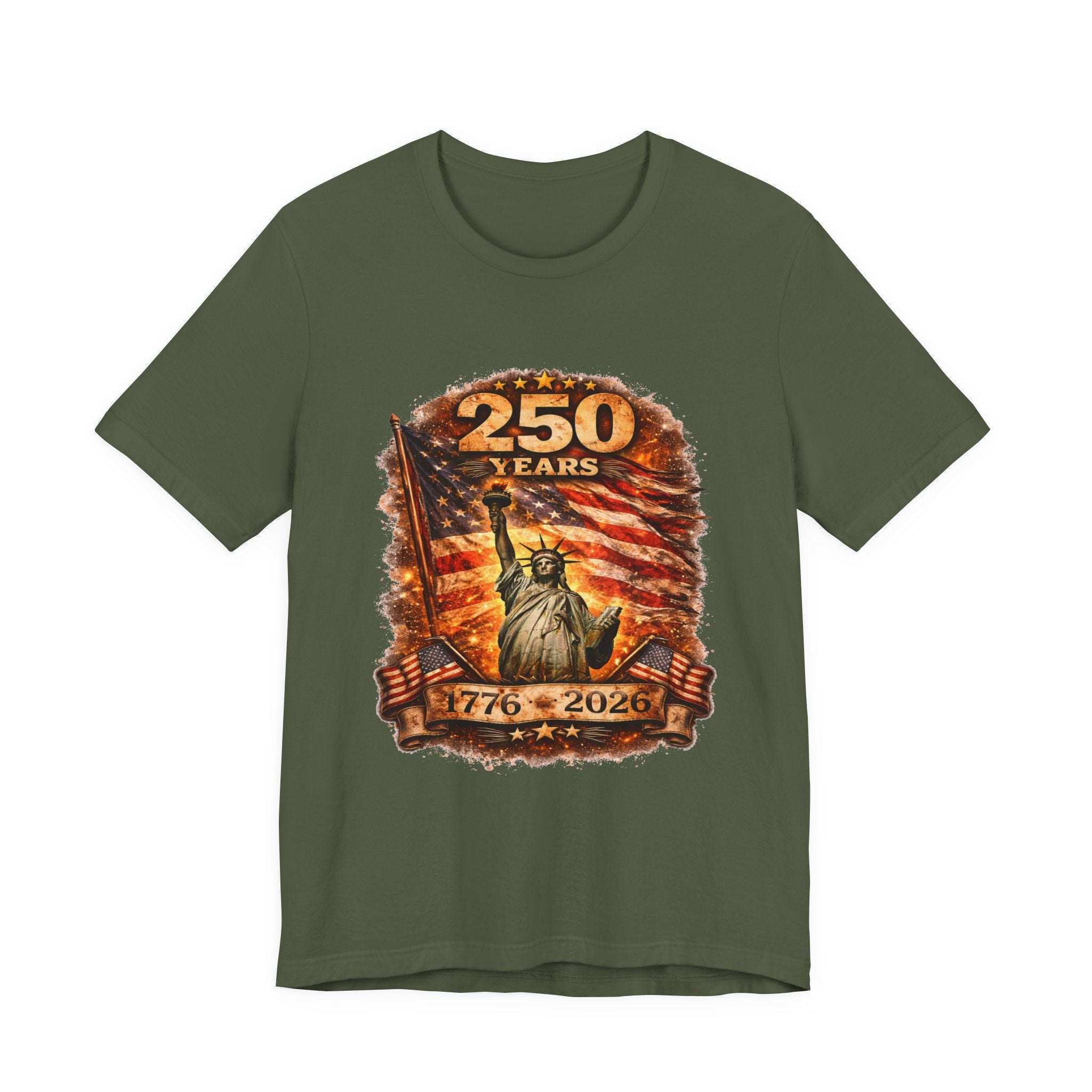 250 Years Statue of Liberty Tee — 1776–2026 Patriotic Anniversary Shirt