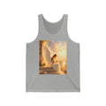 Angel Wings Tank Top — Serene Guardian Sunset Graphic Tank