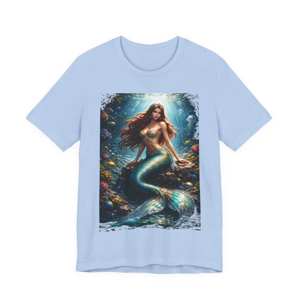Mermaid Fantasy T-Shirt — Underwater Ocean Siren Graphic Tee