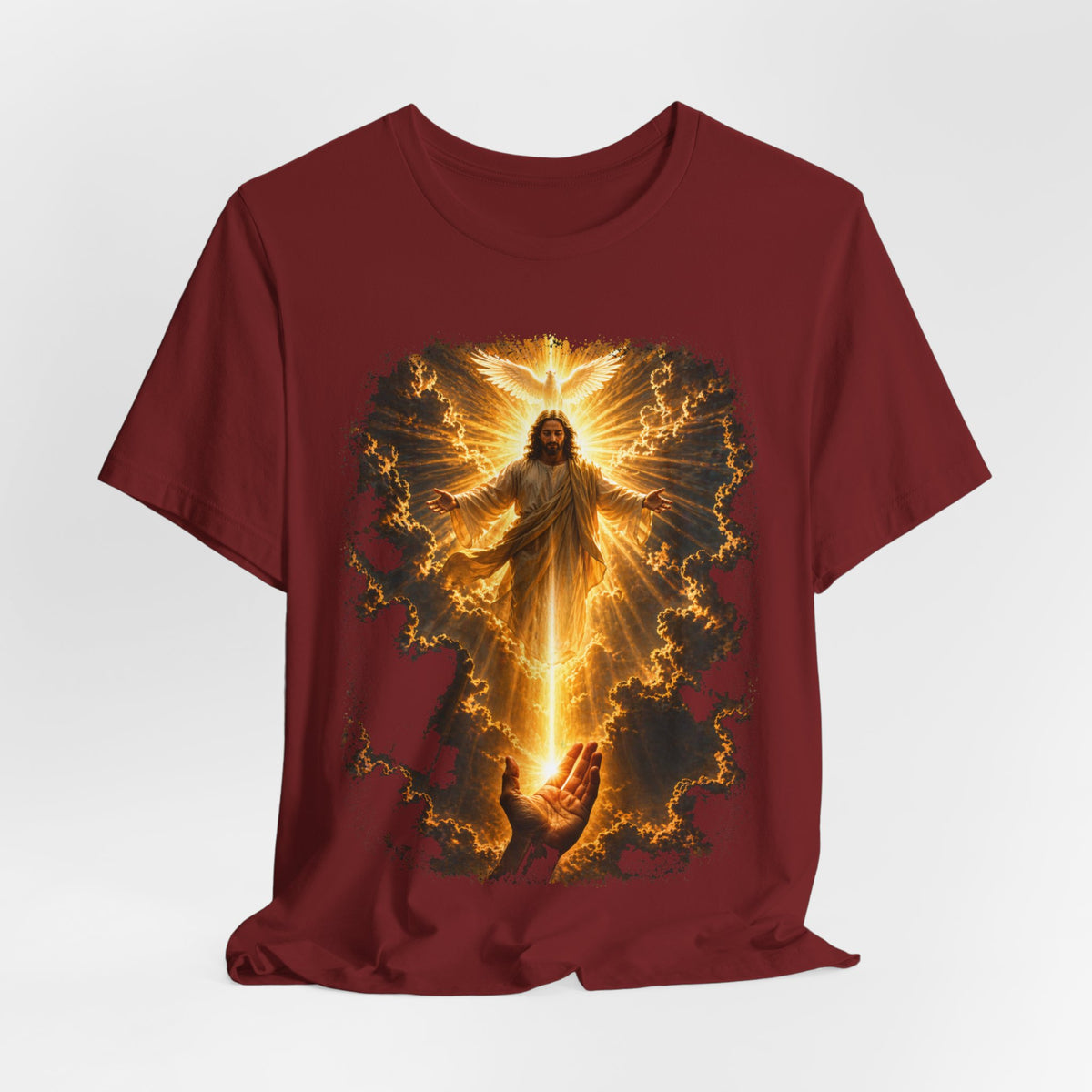 Jesus Ascension Tee — Radiant Resurrection Christian T‑Shirt