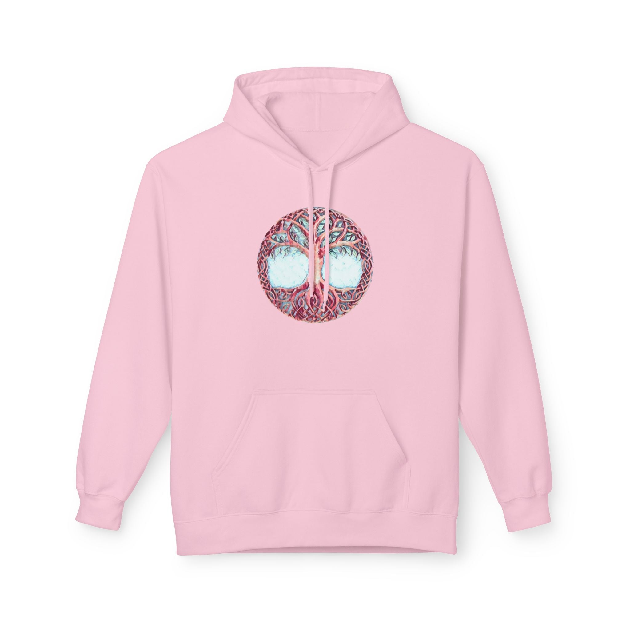 Yggdrasil Tree of Life Cotton Hoodie — Spiritual Nature Graphic Hoodie