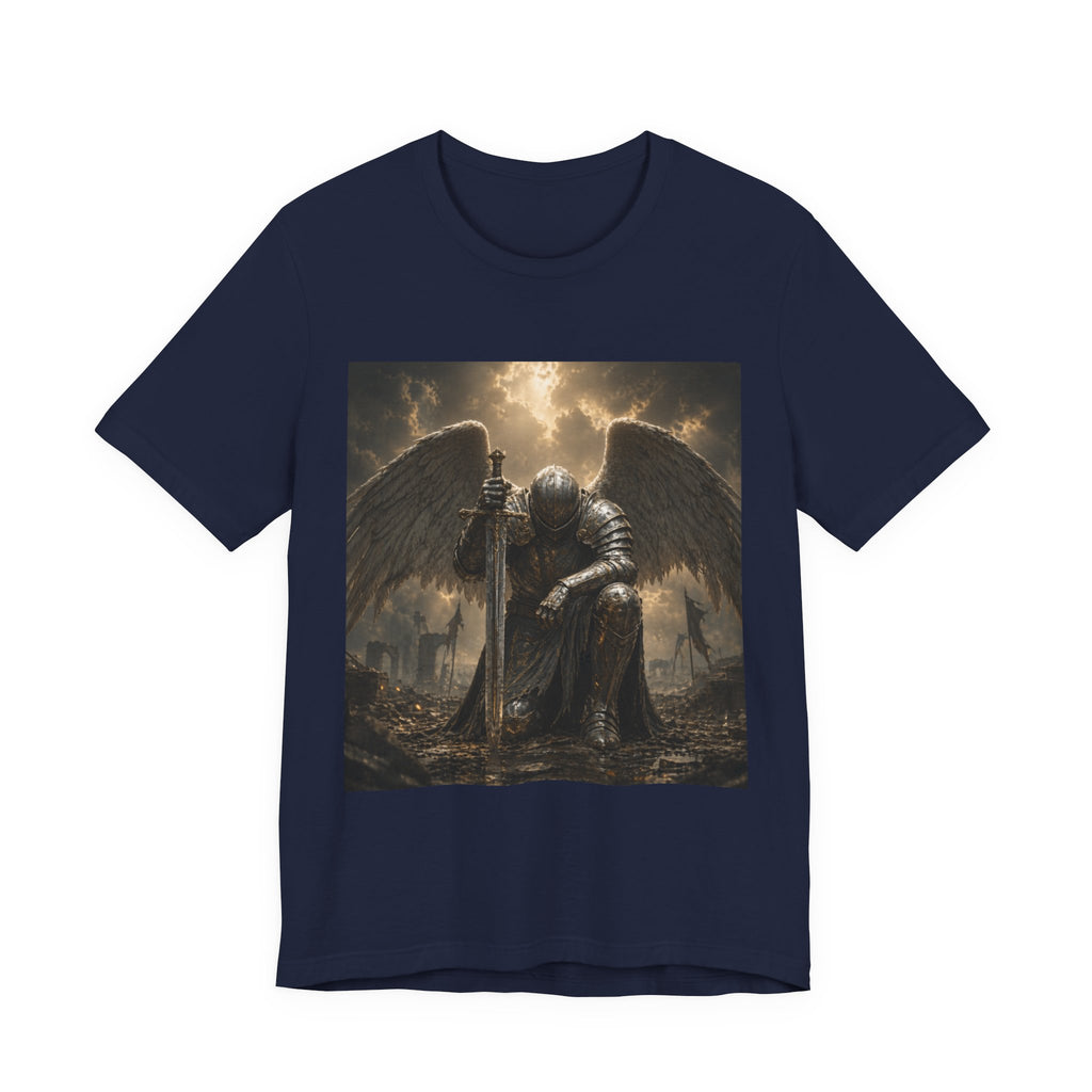 Angel Knight T-Shirt — Gothic Dark  Armor Tee