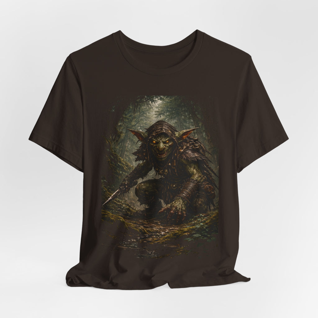 Goblin Warrior Graphic Tee — Dark Fantasy Monster T‑Shirt