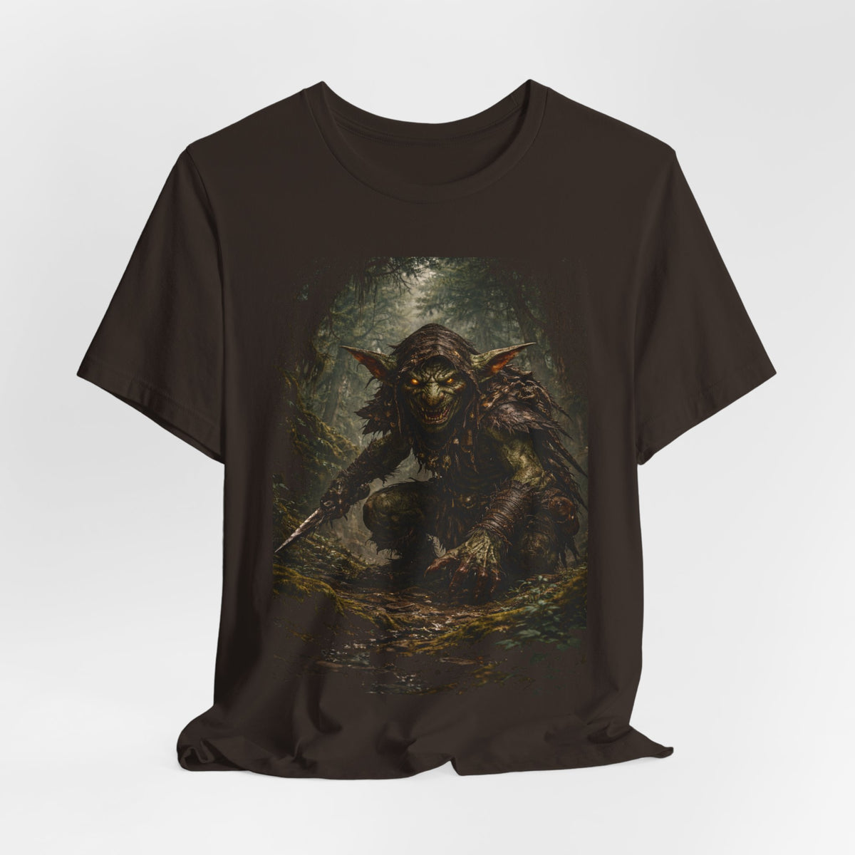 Goblin Warrior Graphic Tee — Dark Fantasy Monster T‑Shirt