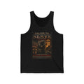 Called to Serve Military Tank Top — Patriotic Veteran Cross Graphic