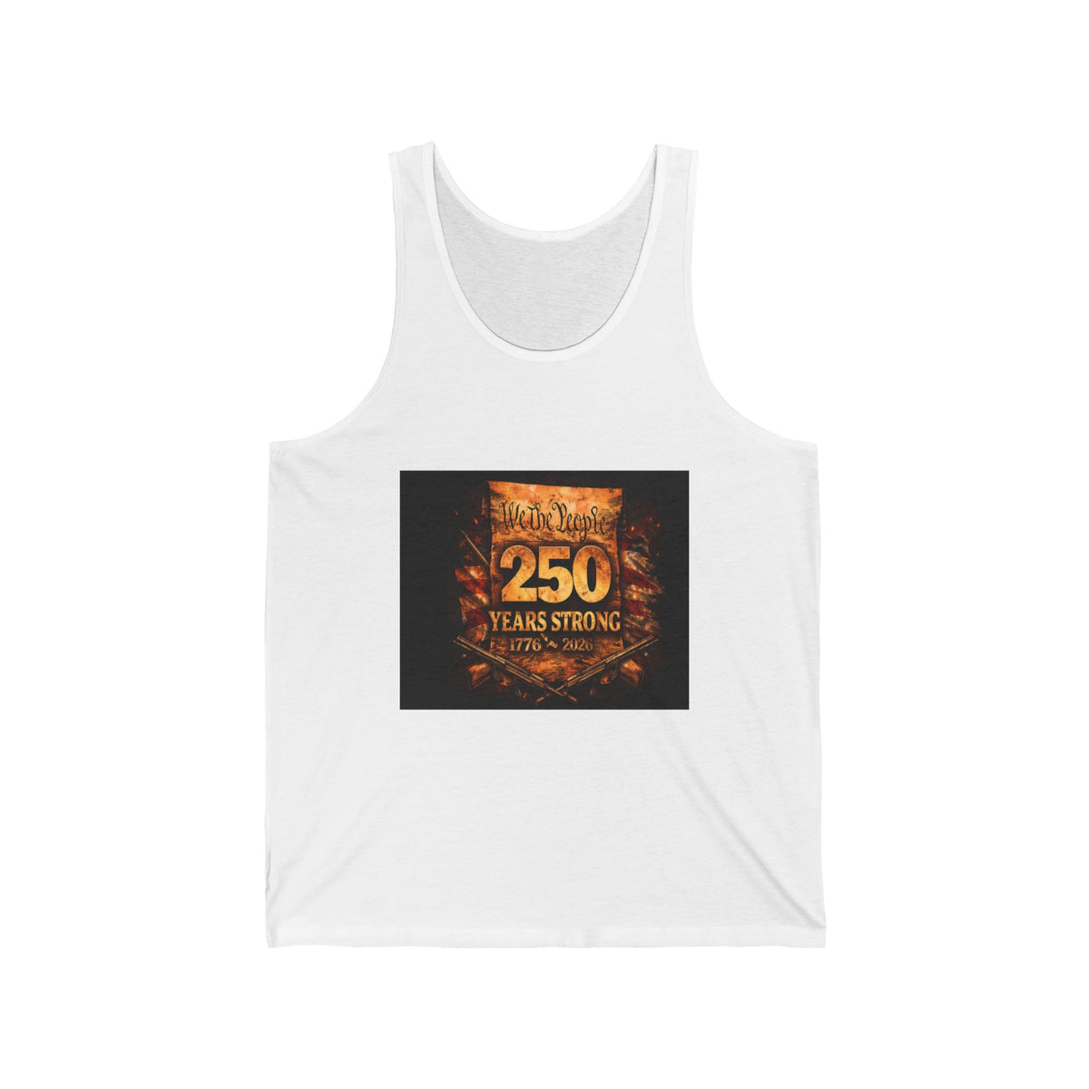 Tank Top — 250 Years Strong Vintage Anniversary Graphic