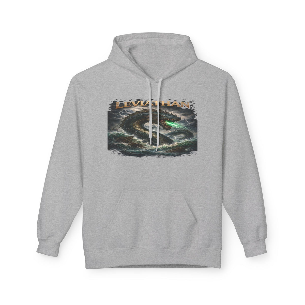 Leviarhan Hoodie — Coastal Wave Graphic Pullover