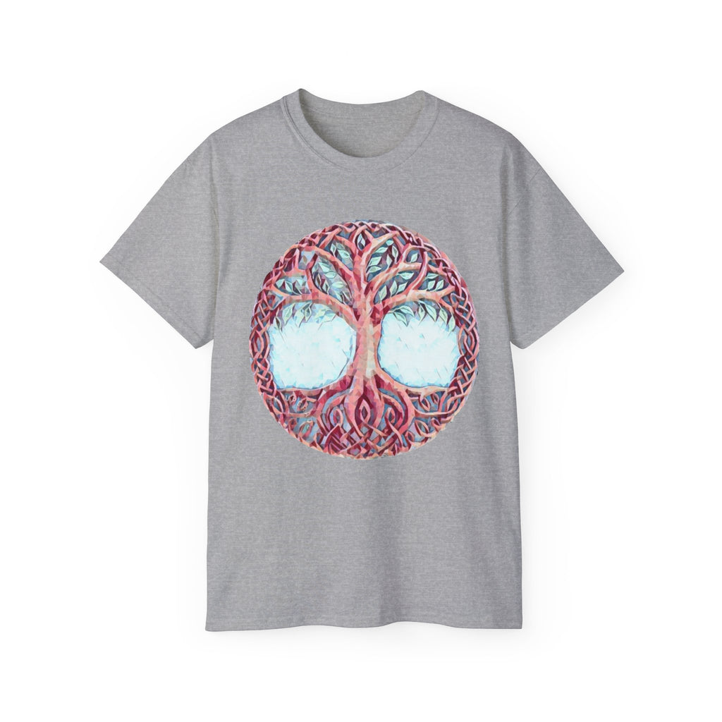Yggdrasil – The Tree of Life Cotton T-Shirt — Celtic Roots Nature Graphic Tee