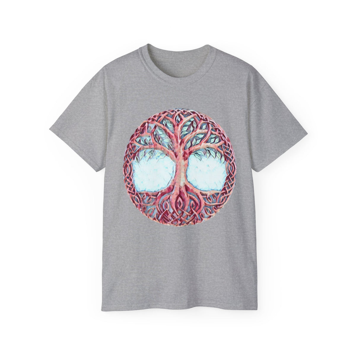 Yggdrasil – The Tree of Life Cotton T-Shirt — Celtic Roots Nature Graphic Tee