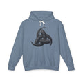 The Triple Horn of Odin is Viking Triskelion Hoodie — Norse Knot Symbol Lightweight Hooded Sweatshirt