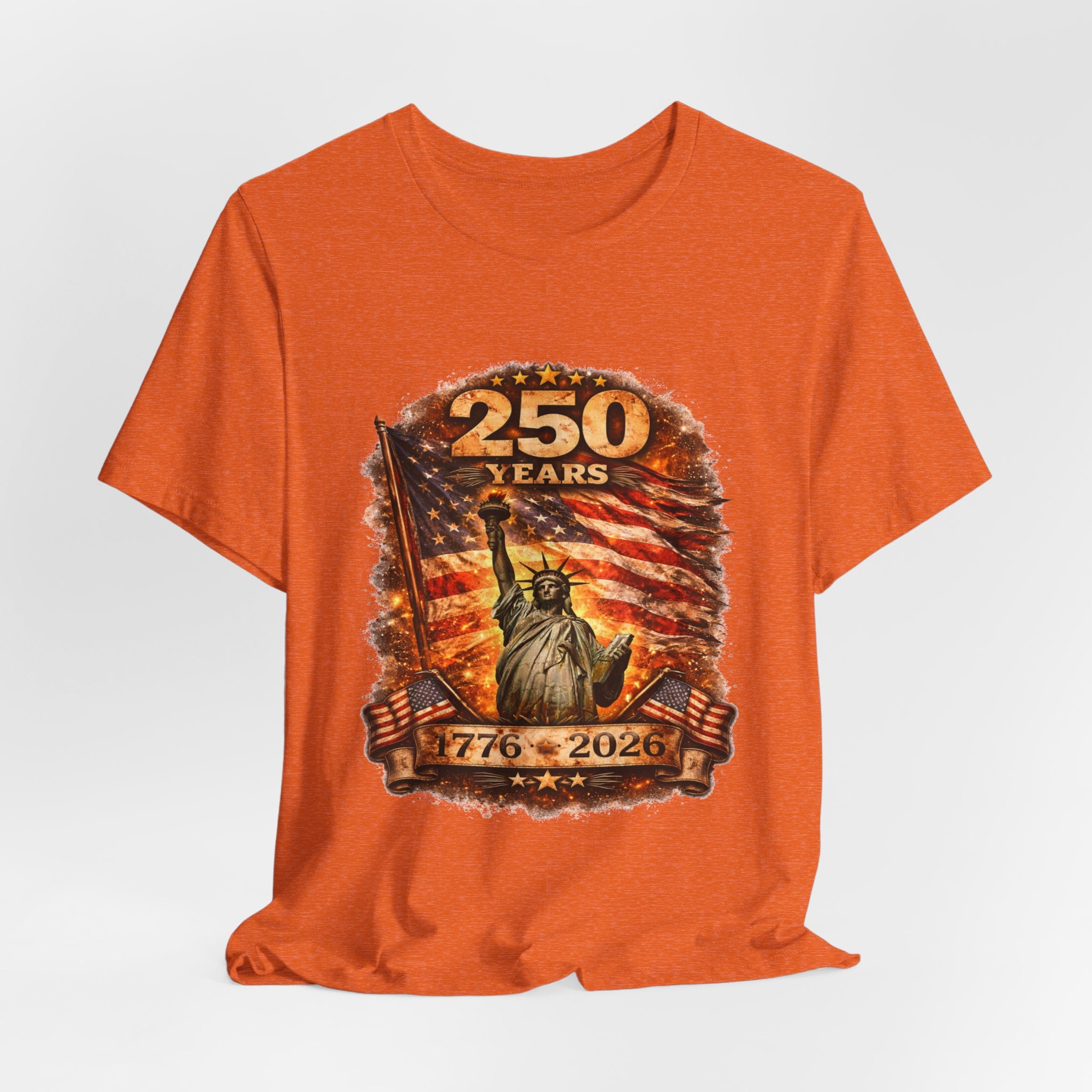 250 Years Statue of Liberty Tee — 1776–2026 Patriotic Anniversary Shirt