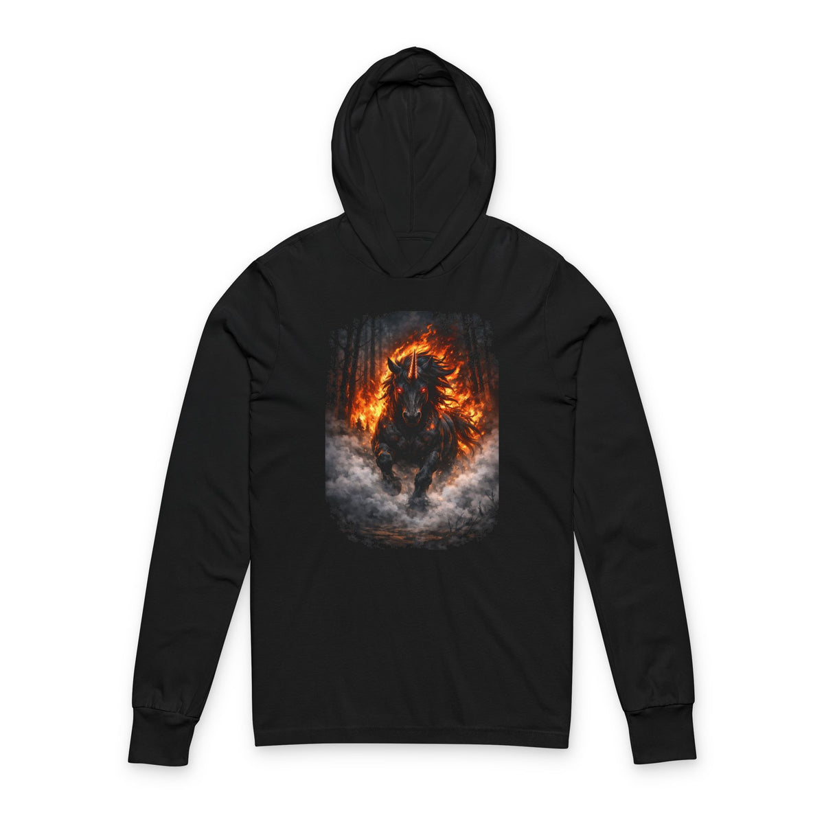Unisex Hooded Long Sleeve Tee
