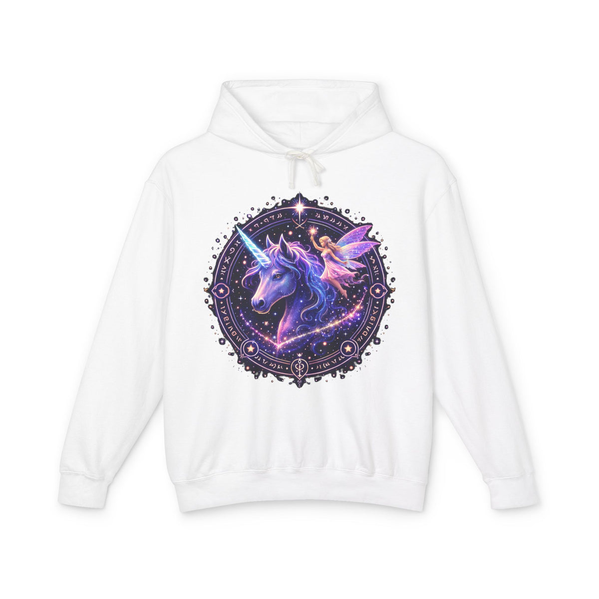 Unicorn Mandala Hoodie — Magical Celestial Unicorn Graphic Sweatshirt
