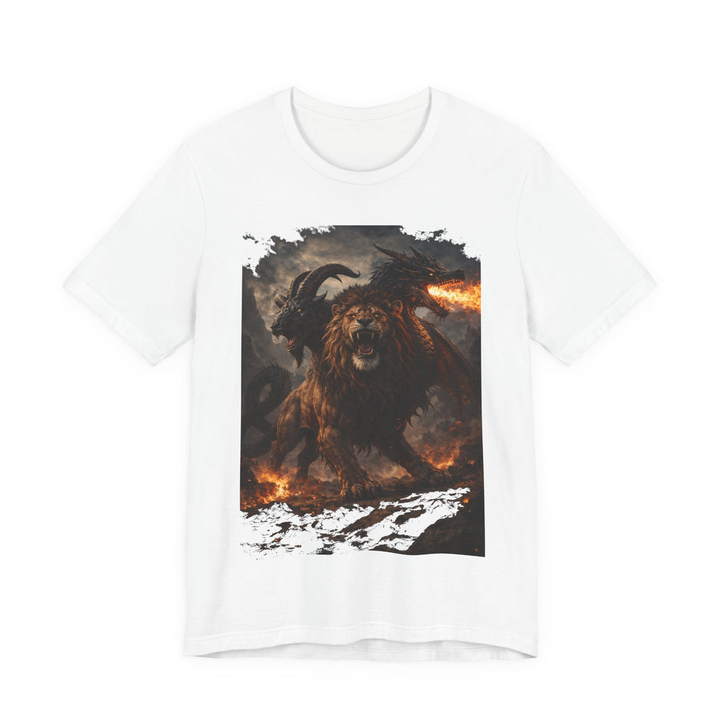 Chimera is one of the most fascinating creatures-Hellfire Beast Graphic T-Shirt