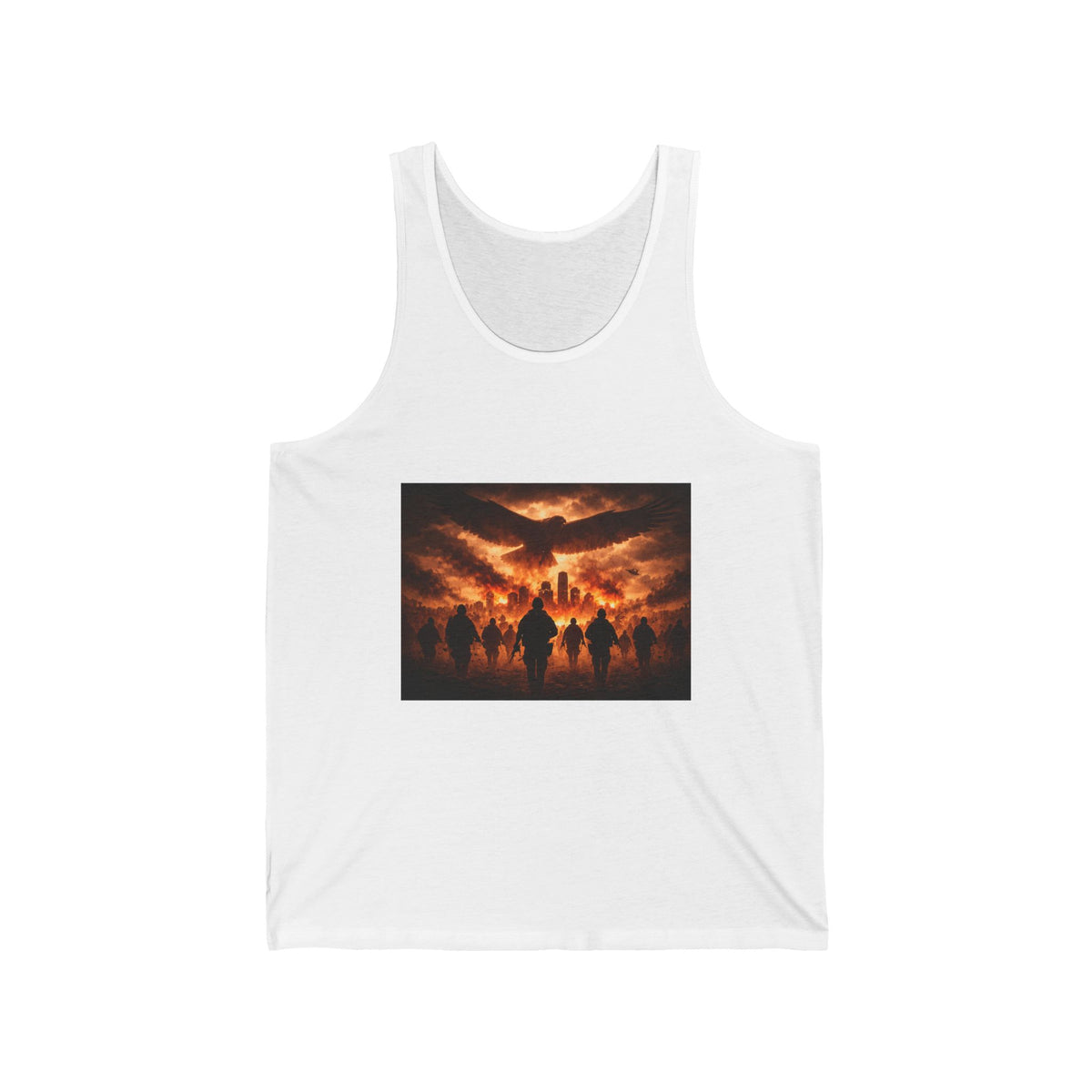 Apocalyptic Riders Tank Top – Sunset Horsemen Graphic Vest