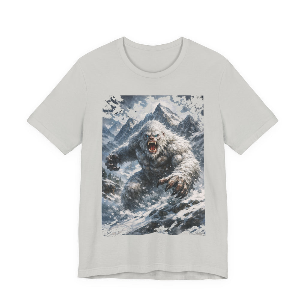 Yeti Monster Tee — Snowy Mountain Sasquatch Graphic T-Shirt