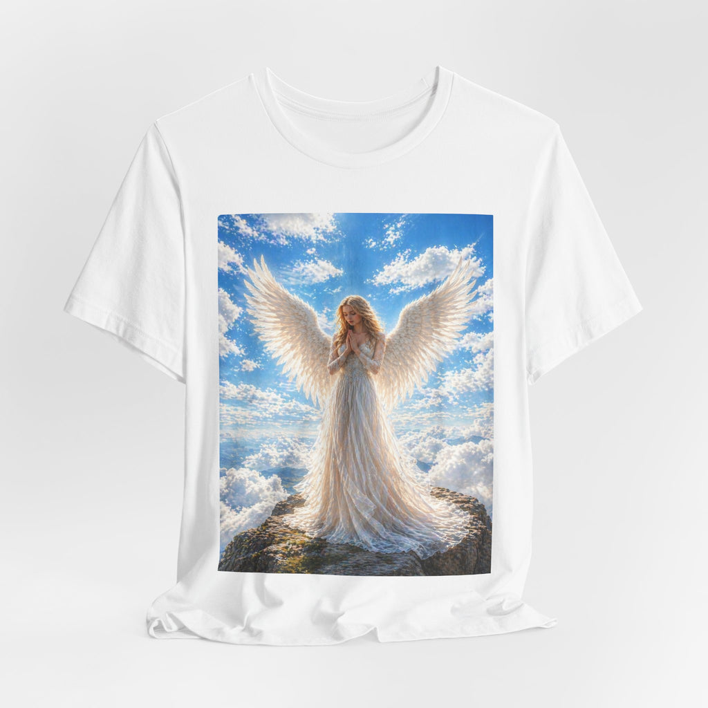 Angel Wings T-Shirt — Serene Guardian Angel Graphic Tee