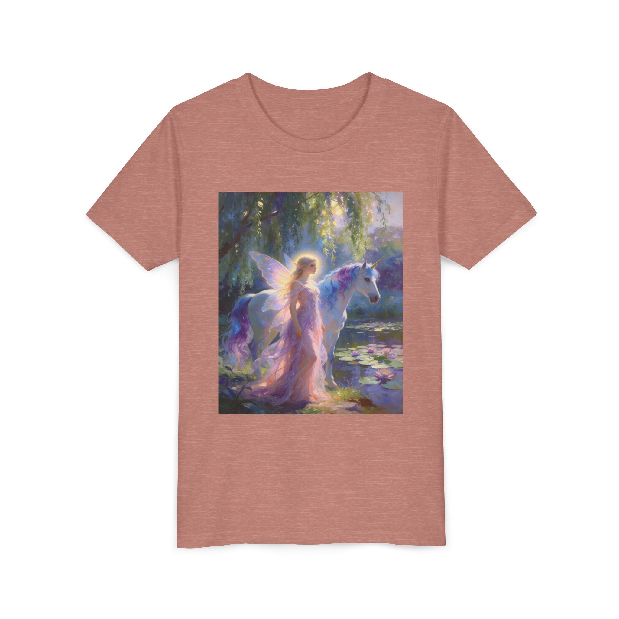 Youth Tee — Enchanted Fairy and Unicorn Graphic Tee