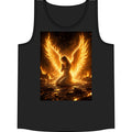 Fiery Angel Tank Top – Golden Phoenix Wing Art Concert Tank