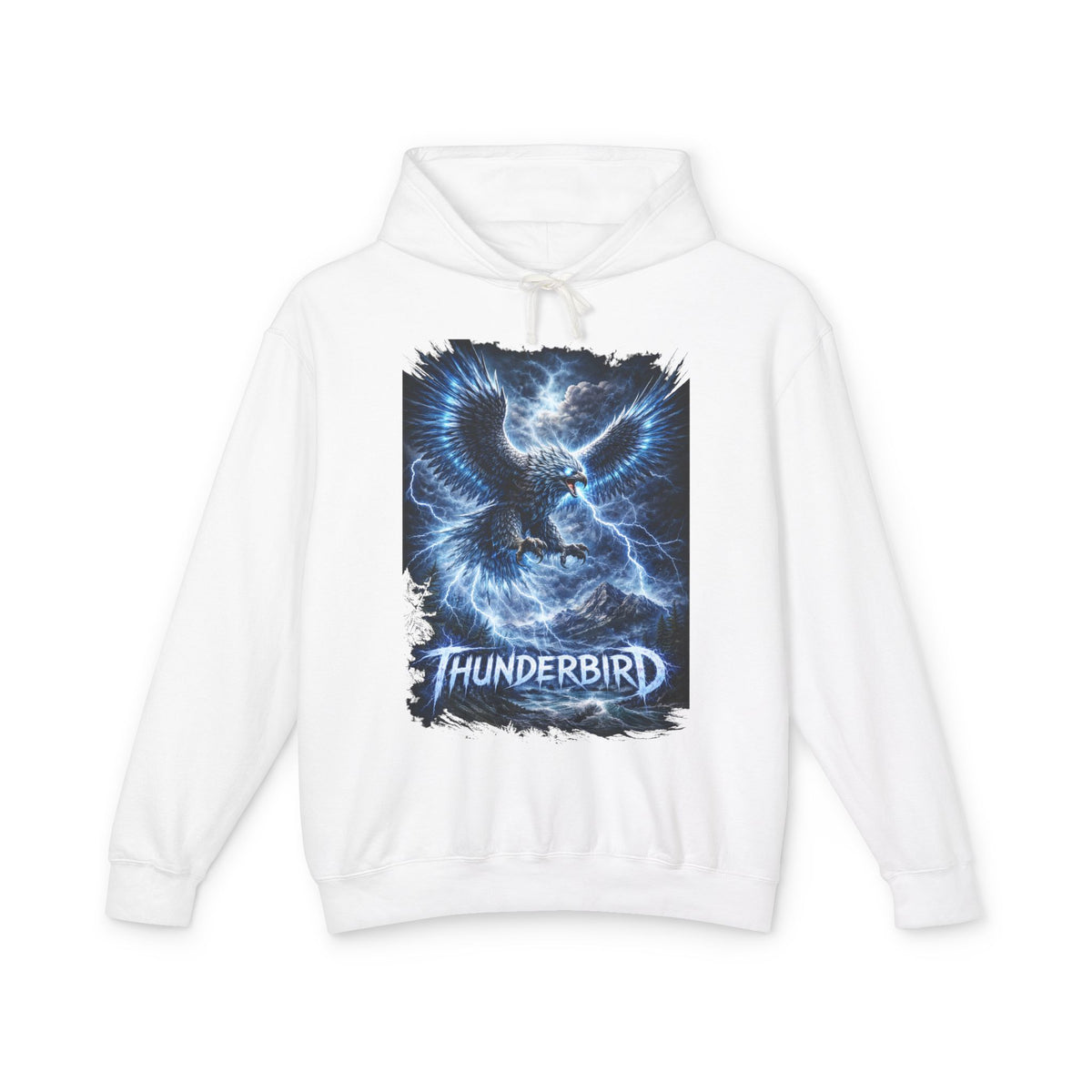 Thunderbird Lightning Hoodie — Electric Eagle Graphic Sweatshirt
