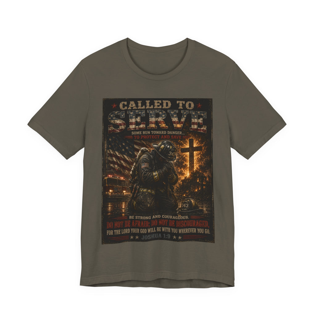 Called to Serve Graphic Tee — Military Christian Prayer T-Shirt