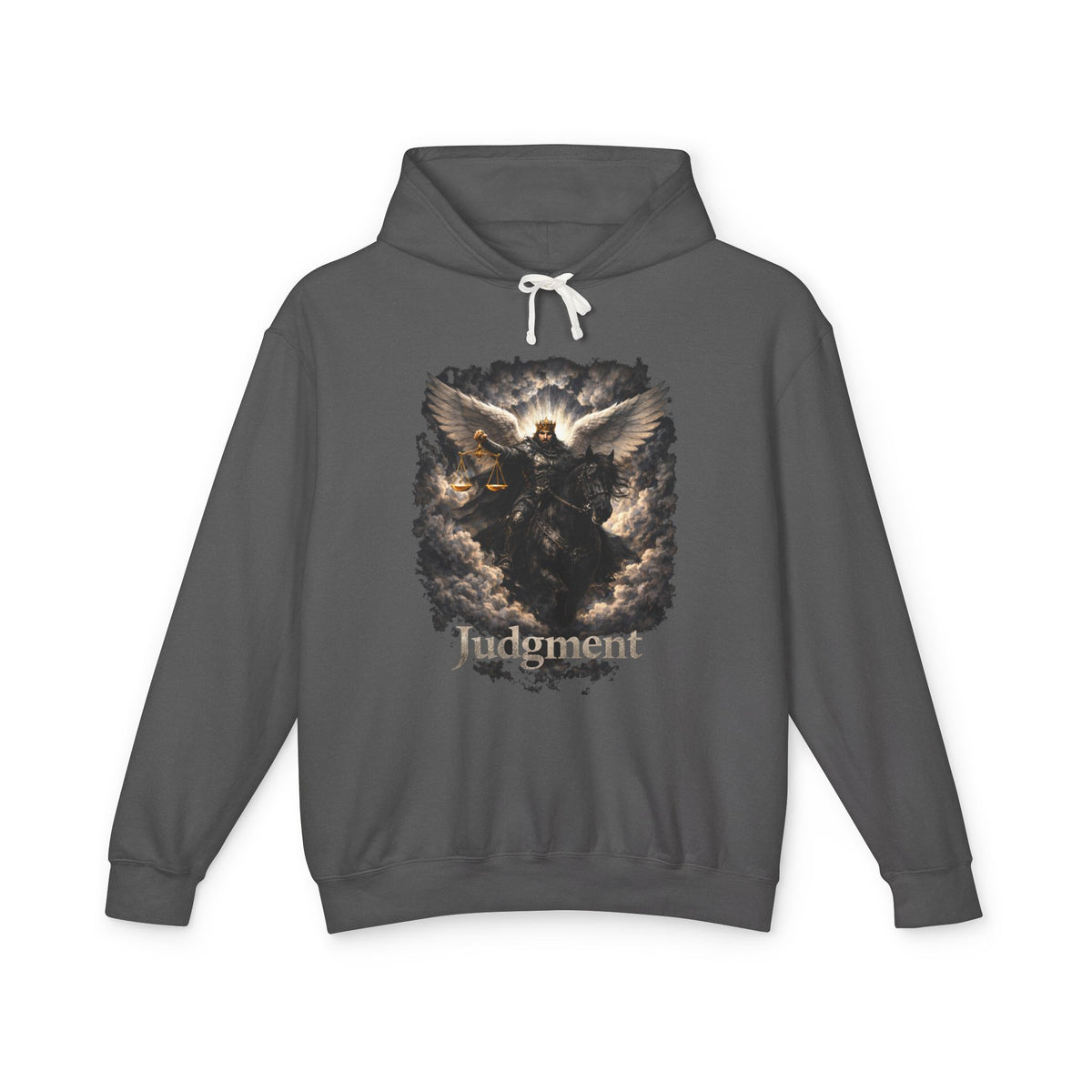 Revelation 6:5-6 Judgment Angel Hoodie — Angel Graphic Hooded Sweatshirt