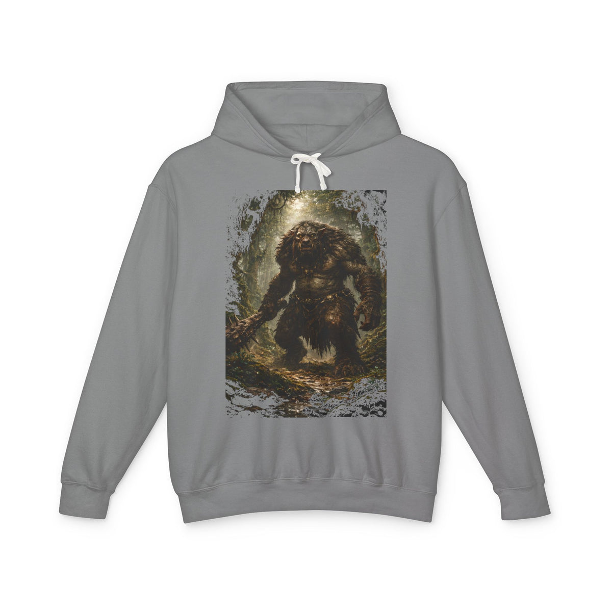 Cryptid Monster Hoodie – Vintage Forest Troll Graphic Sweatshirt