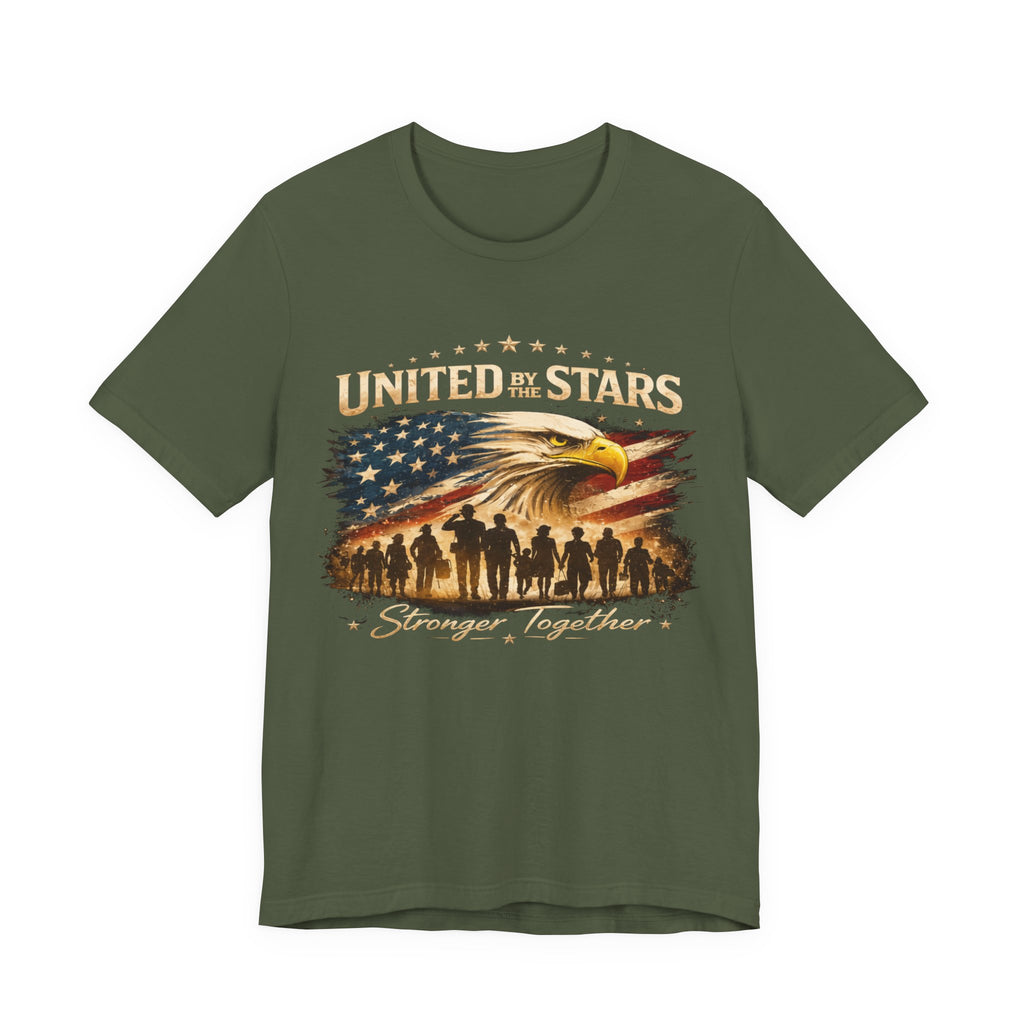 United We Stand- Eagle T-Shirt — Stronger Together 2026 Patriotic Tee