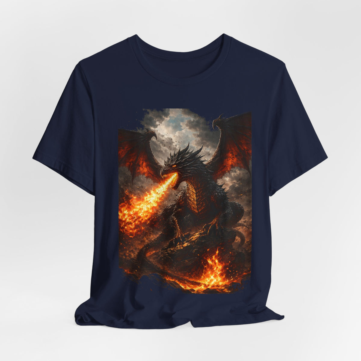 Dragon Fire T‑Shirt — Fiery Fantasy Graphic Tee