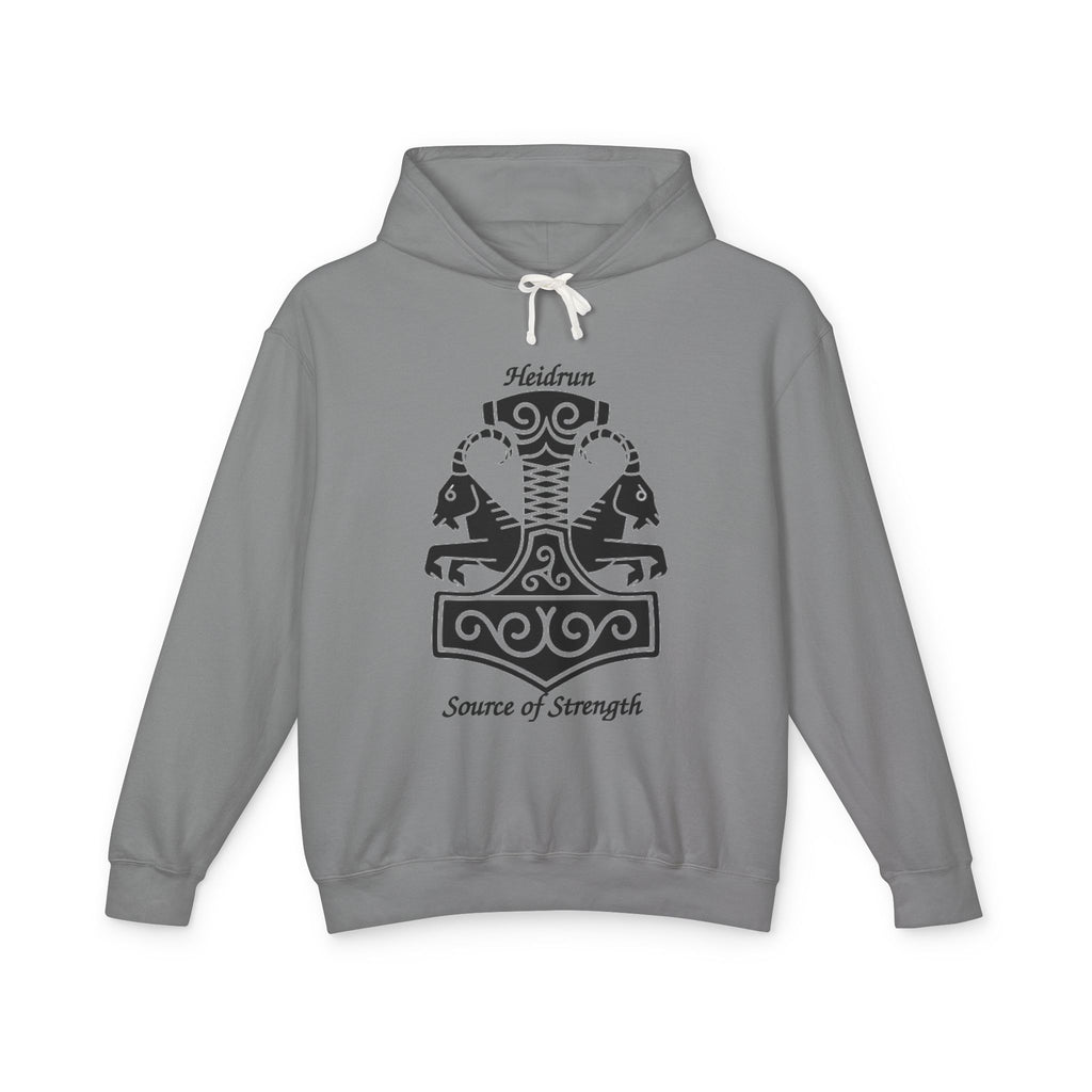 Heidrun 'Source of Strength' Viking Mjolnir Hoodie