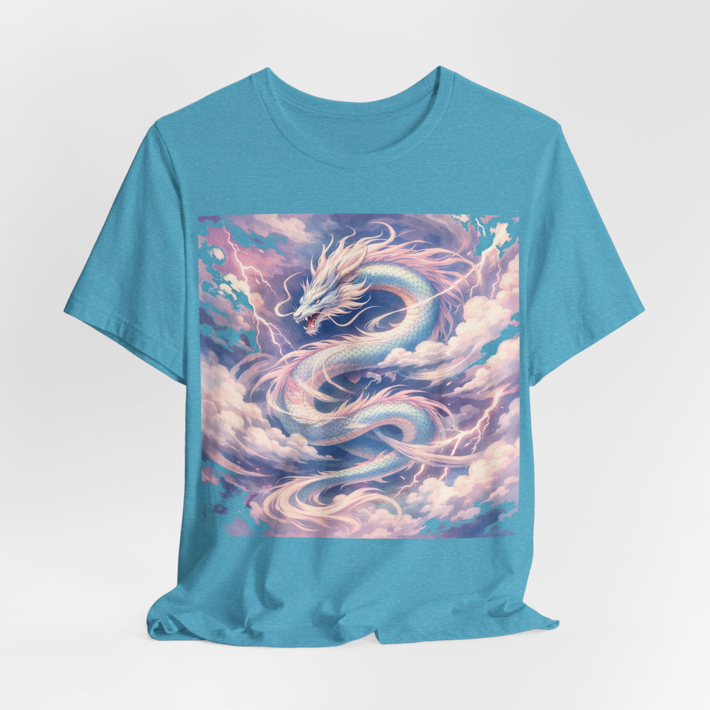 Pastel Sky Dragon T-Shirt — Ethereal Dragon Graphic Tee